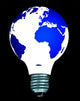 globe light bulb Wall Decal
