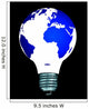 globe light bulb Wall Decal