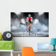 Sport. Cyclist has a traning in the wind tunnel Wall Decal