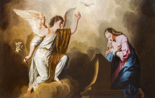 Vienna - Annunciation paint in presbytery of Salesianerkirche Wall Decal