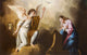 Vienna - Annunciation paint in presbytery of Salesianerkirche Wall Decal