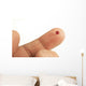 drop of blood Wall Decal