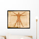 Illustration Muscle Man Wall Decal