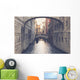 Ponte dei sospiri con gondola, Venezia Wall Decal