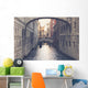 Ponte dei sospiri con gondola, Venezia Wall Decal