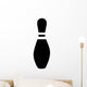 Bowling Pin Pictogram Wall Decal