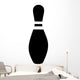 Bowling Pin Pictogram Wall Decal