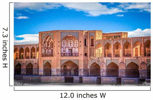 Khajoo bridge in Isfahan, Iran. Wall Decal