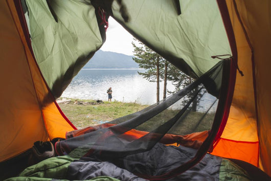 View from inside the tent. Wall Decal