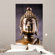 face of buddha statue isolated Wall Decal