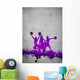 Cheerleader background Wall Decal