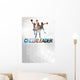 Cheerleader background Wall Decal