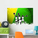 Cheerleader background Wall Decal