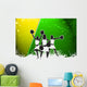 Cheerleader background Wall Decal