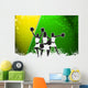 Cheerleader background Wall Decal