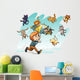 Raining Cats and Dogs Wall Decal