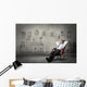 Relaxed businessman Wall Decal