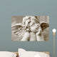 image  of cherub figurine in sepia Wall Decal