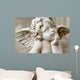 image  of cherub figurine in sepia Wall Decal
