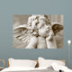image  of cherub figurine in sepia Wall Decal