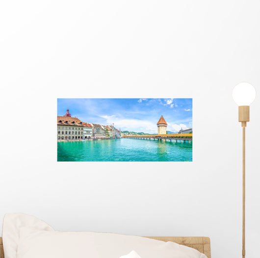 Luzern, Kapellbr&uuml;cke Wall Decal