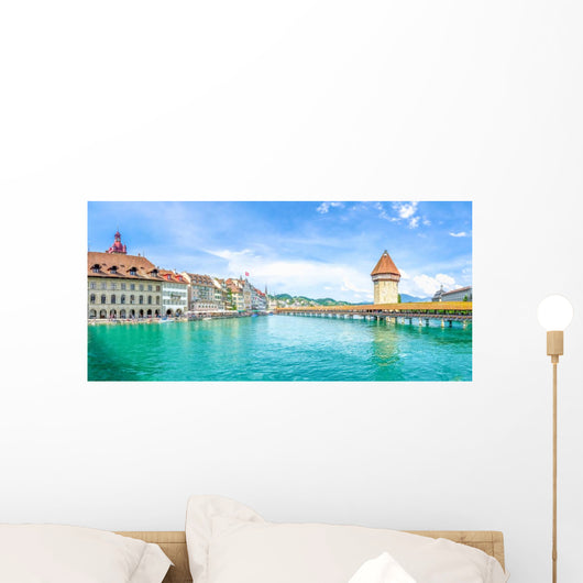 Luzern, Kapellbr&uuml;cke Wall Decal
