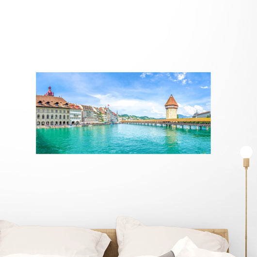 Luzern, Kapellbr&uuml;cke Wall Decal