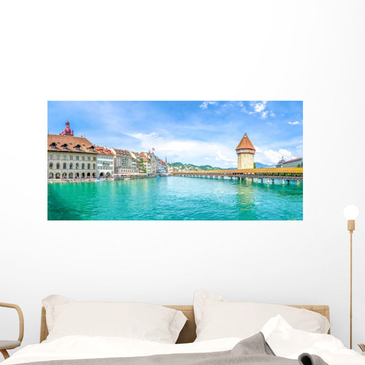 Luzern, Kapellbr&uuml;cke Wall Decal