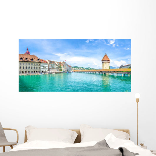 Luzern, Kapellbr&uuml;cke Wall Decal