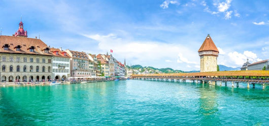 Luzern, Kapellbr&uuml;cke Wall Decal