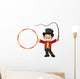 Cartoon tamer holding ring Wall Decal