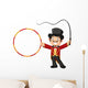 Cartoon tamer holding ring Wall Decal