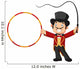 Cartoon tamer holding ring Wall Decal