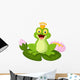 Cartoon King Frog Wall Decal