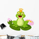 Cartoon King Frog Wall Decal