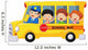 Happy children on a school bus Wall Decal