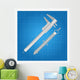 blueprint and ruler instruments Wall Decal