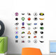 monster_eyes_set Wall Decal