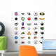 monster_eyes_set Wall Decal