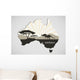 Australian continent Wall Decal