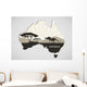 Australian continent Wall Decal