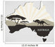 Australian continent Wall Decal