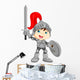 Cartoon Knight Boy Wall Decal