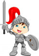 Cartoon Knight Boy