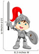 Cartoon Knight Boy Wall Decal