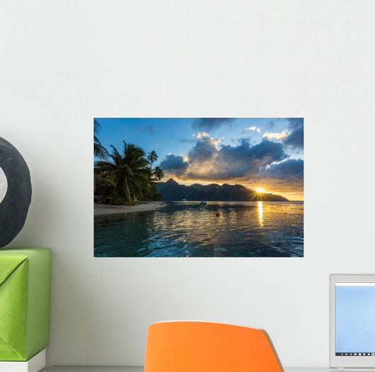 Coucher Soleil Sur Le Wall Decal