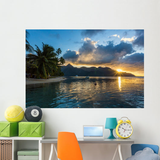 Coucher Soleil Sur Le Wall Decal
