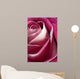 Single Pink Rose Wall Decal