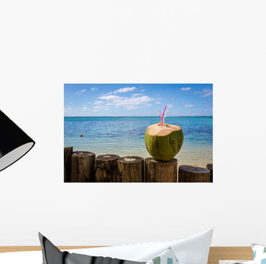 Cocktail sur la plage Wall Decal