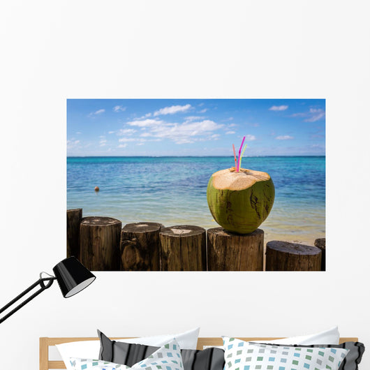 Cocktail sur la plage Wall Decal